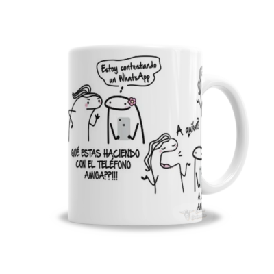 Tazas Meme Flork Amiga Bloqueala Ya Chiva Calenchu Tienda