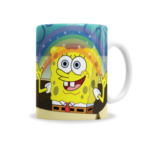 Tazas | Bob Esponja Arco Iris Jugar Con La Imaginación