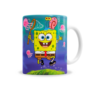 Tazas | Bob Esponja Y Gary Cazando Medusas