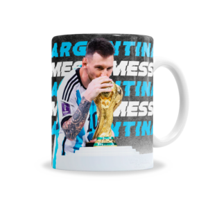 Tazas | Messi Besando La Copa Argentina Campeón