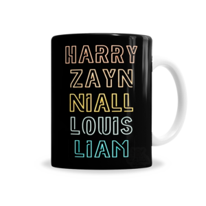 Tazas | One Direction Nombres
