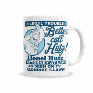 Tazas | Simpsons Abogado Anuncio Better Call Hutz