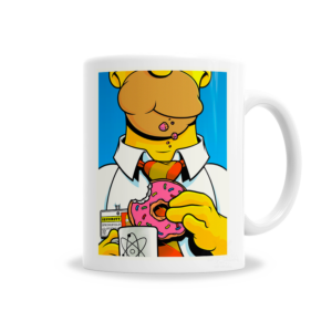 Tazas | Simpsons Homero Comiendo Rosquilla