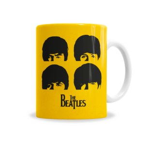 Tazas | The Beatles Logo Con Caras