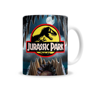 Tazas | Jurassic Park Logo Con Dientes T-Rex