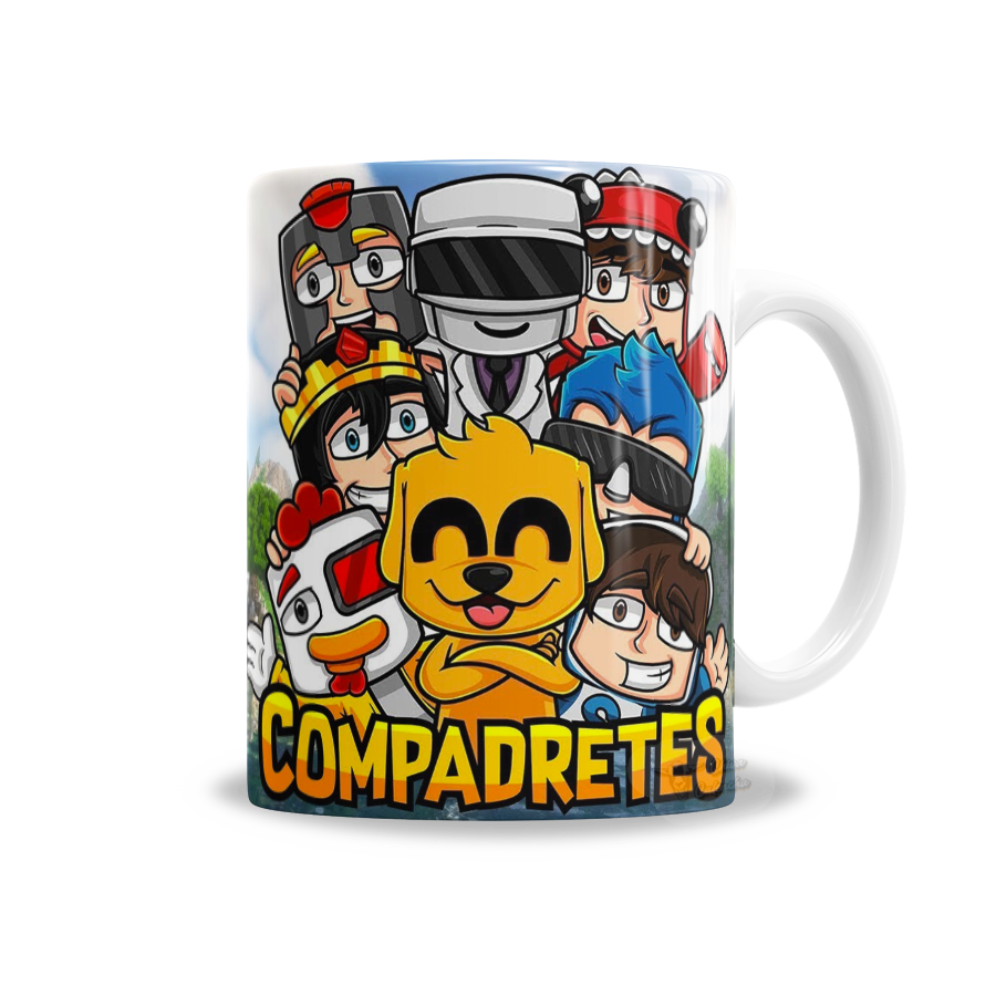 Tazas | Mikecrack Compadretes Todos Los Personajes – Chiva Calenchu Tienda