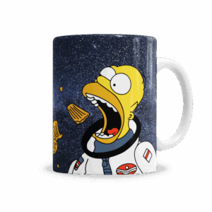 Tazas | Simpsons Nasa Homero En El Espacio Papitas