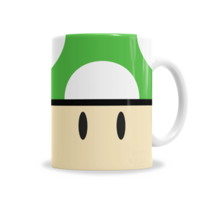 Tazas | Mario Bros - Personaje Honguito 1up