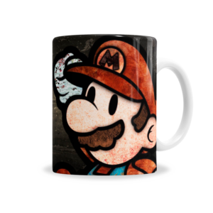Tazas | Mario Bros Diseño Rústico