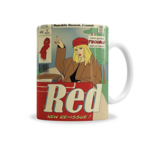 Tazas | Taylor Swift Disco Red Estilo Cómic Retro