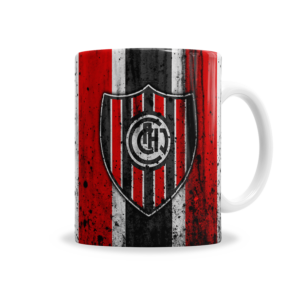 Tazas | Chacarita Escudo Simil Bandera Rústico