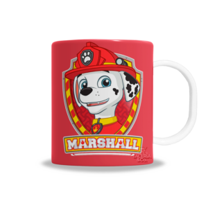 Taza Plástica | Paw Patrol Personaje Marshall Bombero