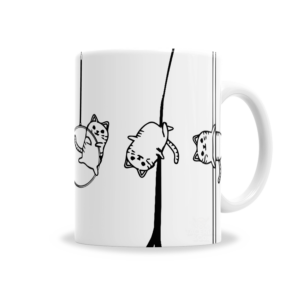 Tazas | Gatos Acróbatas - Tela - Poledance