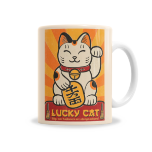 Tazas | Gatos - Gato De La Suerte Chino Maneki Neko Japonés