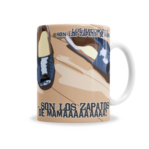 Tazas | Esperando La Carroza Los Zapatos De Mamá
