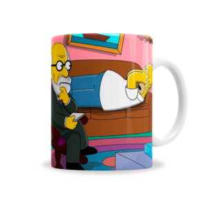 Tazas | Freud En Sesión Con Homero Simpson