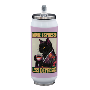 Lata Térmica | Memes Gato More Espresso