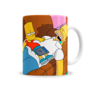 Tazas | Simpsons Homero y Bart Sofá