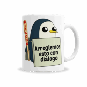 Tazas | Meme Pingüino Arreglar Con Diálogo