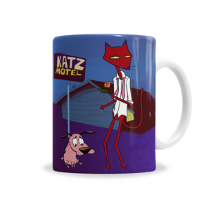 Tazas | Coraje El Perro Cobarde Katz Motel