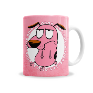 Tazas | Coraje El Perro Cobarde Los Odio A Todos