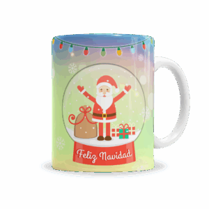 Tazas | Navidad Papá Noel Felices Fiestas