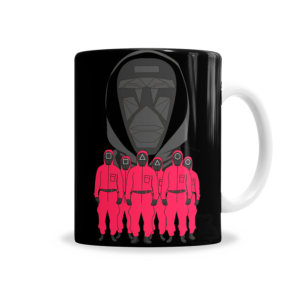 Tazas | Squid Game Líder Con Soldados Rojos