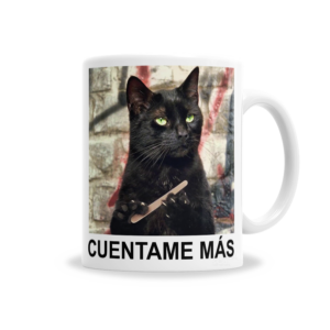 Tazas | Meme Gatito Salem Cuentame Más