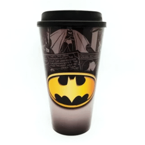 Vasos | Vaso Con Tapa Batman Cinto Cómic