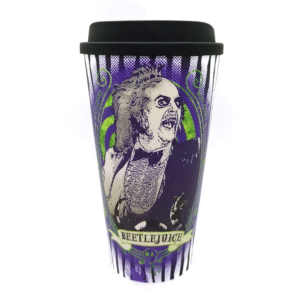 Vasos | Vaso Con Tapa Beetlejuice