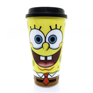 Vasos | Vaso Con Tapa Bob Esponja