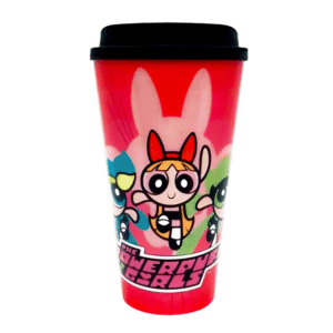 Vasos | Vaso Con Tapa Chicas Superpoderosas