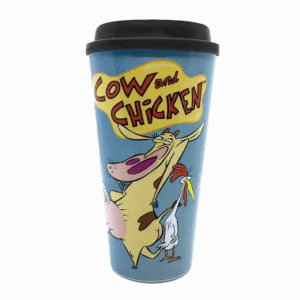 Vasos | Vaso Con Tapa La Vaca y El Pollito