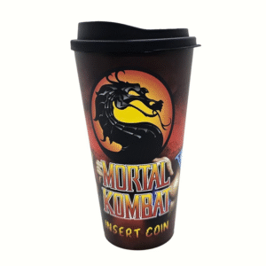 Vasos | Vaso Con Tapa Mortal Kombat