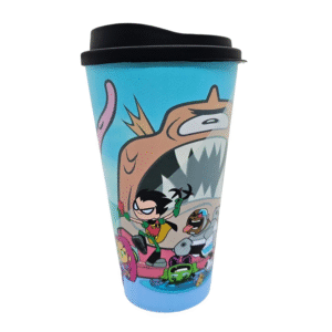 Vasos | Vaso Con Tapa Teen Titans