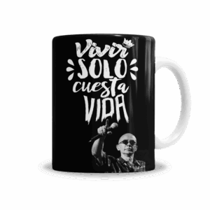 Tazas | Indio Solari Vivir Solo Cuesta Vida