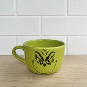 Tazón | Grinch Cara de Maldito Verde