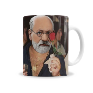 Tazas | Freud Con La Rosa de Leo Mattioli