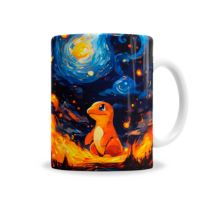 Tazas | Pokémon Charmander La Noche Estrellada