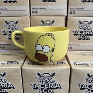 Tazón | Homero Simpson Pensando Amarillo