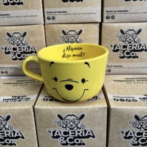 Tazón | Winnie Pooh Cara Amarillo