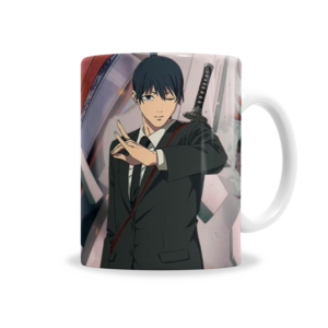 Tazas | Chainsaw Man Aki Hayakawa y Kon Fox
