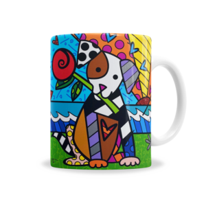 Tazas | Britto Perro con Flor