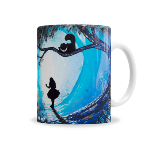 Tazas | Alicia y El Gato de Cheshire En El Bosque